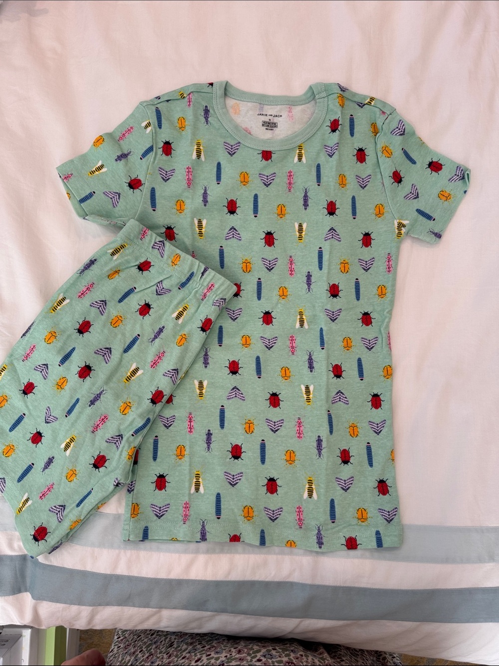 Kids Mint Green Bug Print Pajama Set Janie and Jack